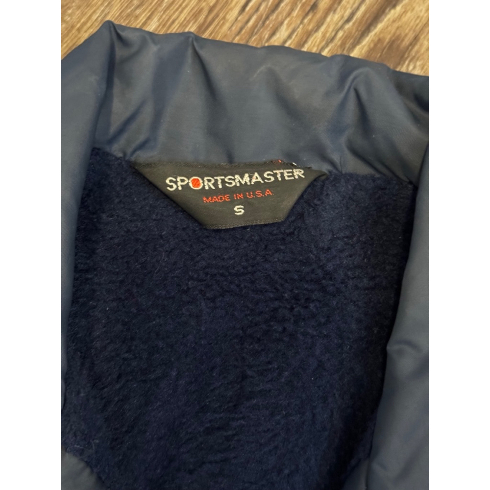 Vtg Sportsman Graphics Art International Union Fleece Lined Coaches Jacket Sz S​ - Picture 9 of 14